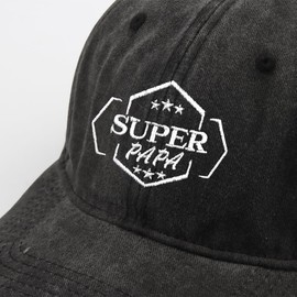 TCRZHHRX Birthday Gift for Men, Baseball Cap Men, Dad Grandpa Gift Birthday, Gifts for Dad Grandpa, Father's Day Gift, Retirement Gift, Practical Gifts for Dad Grandpa, papa-black, Unit size