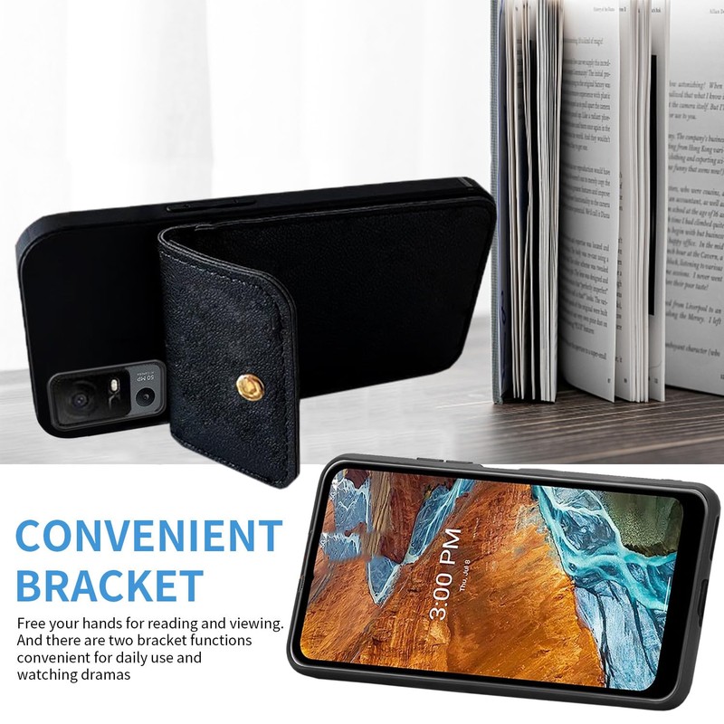 Tuxiwei for Jitterbug smart4 Case, Jitterbug smart4 Back Wallet Case