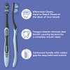 Reach Essentials Toothbrush with Toothbrush Caps, Multi-Zoned Angled Soft Bristles