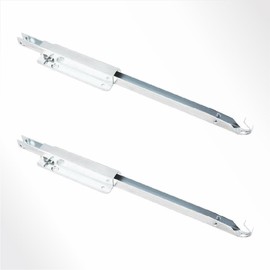 POWERTEC 71426 Metal Drop Leaf Table Supports – Set of 2, Silver