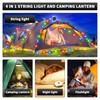 Camping String Lights, Waterproof 10m Outdoor Fairy Lights with 8