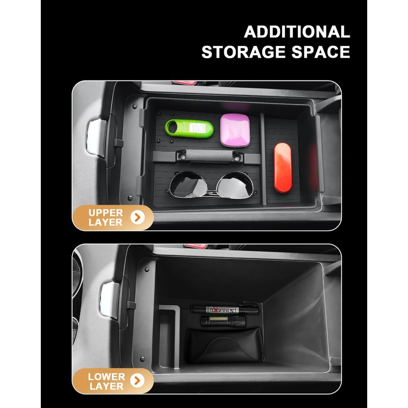 ECOZEN 2026 Murano Center Console Organizer - For 2025-2026 Nissan
