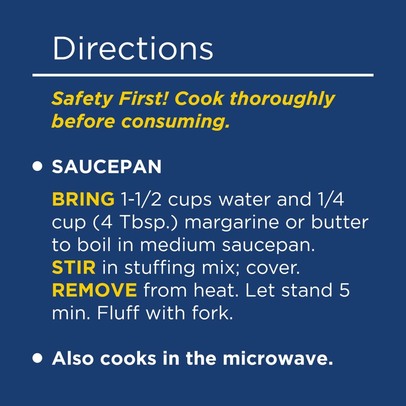 Stove Top Cornbread Stuffing Mix, 6 oz Box