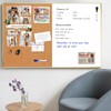 ARCOBIS Cork Board White Board Combo, 36 x 24 Inch