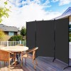 Costway 3-Panel Room Divider Folding Privacy Partition Screen Office Room