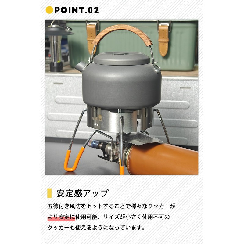 NEOROSS (Neoross) Windshield with Stand M-7900 Compatible with SOTO ST-310,