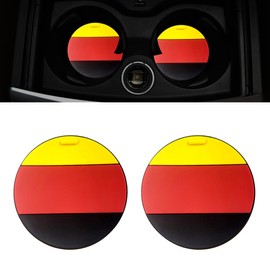 Ruayia Drink Holder Car Coaster 70 mm, Car Drink Holder Insert Non-Slip Universal Coaster Non-Slip