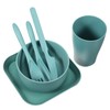 Kitchen Utensils 1 Set Serving Utensils Dinner Dishes Wheat Straw