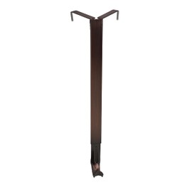 Haute Decor Adapt Adjustable Wreath Hanger, Top & Length Adjustable - Oil-Rubbed Bronze - Strong Metal Wreath Holder for Thick or Thin Doors