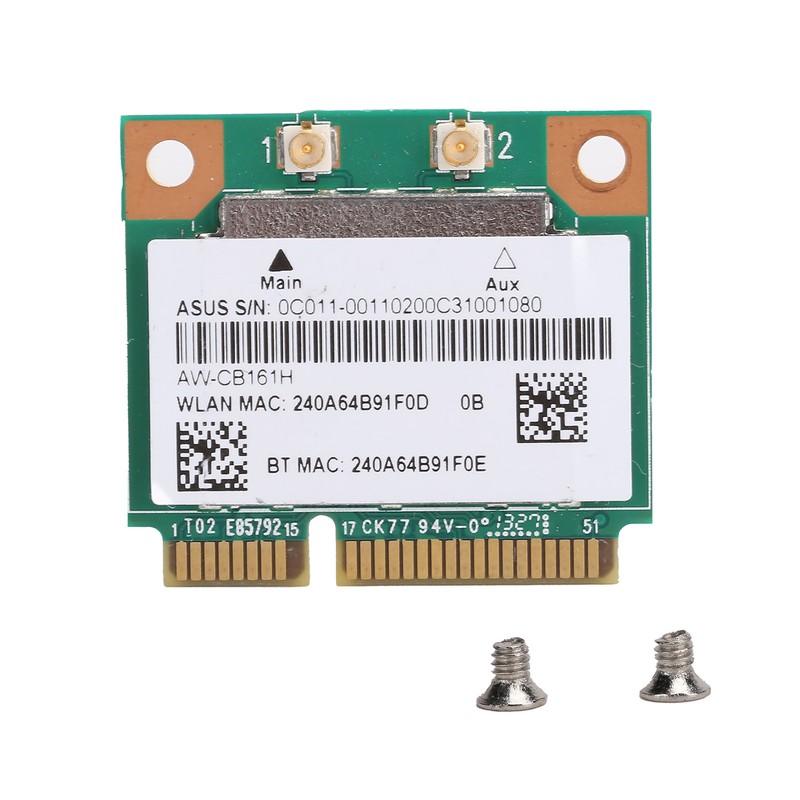 Wifi Module Mini PCIE 2.4/5.0GHz Bluetooth 4.0 AWCB161H 433Mbps 802.11a/B
