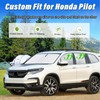 KMF 8pcs Thicken Sun Shades for Honda Pilot 2016-2022 Accessories,