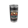 Squash Sport Retro Style Squash Lover Stainless Steel Insulated Tumbler