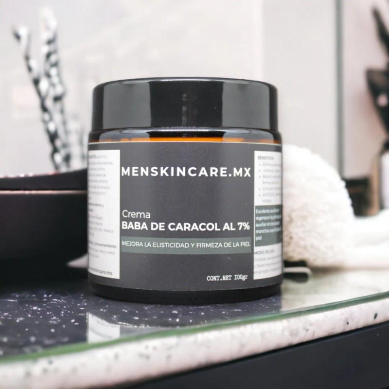Crema Facial Baba Caracol Menskincare Mixta Día Noche