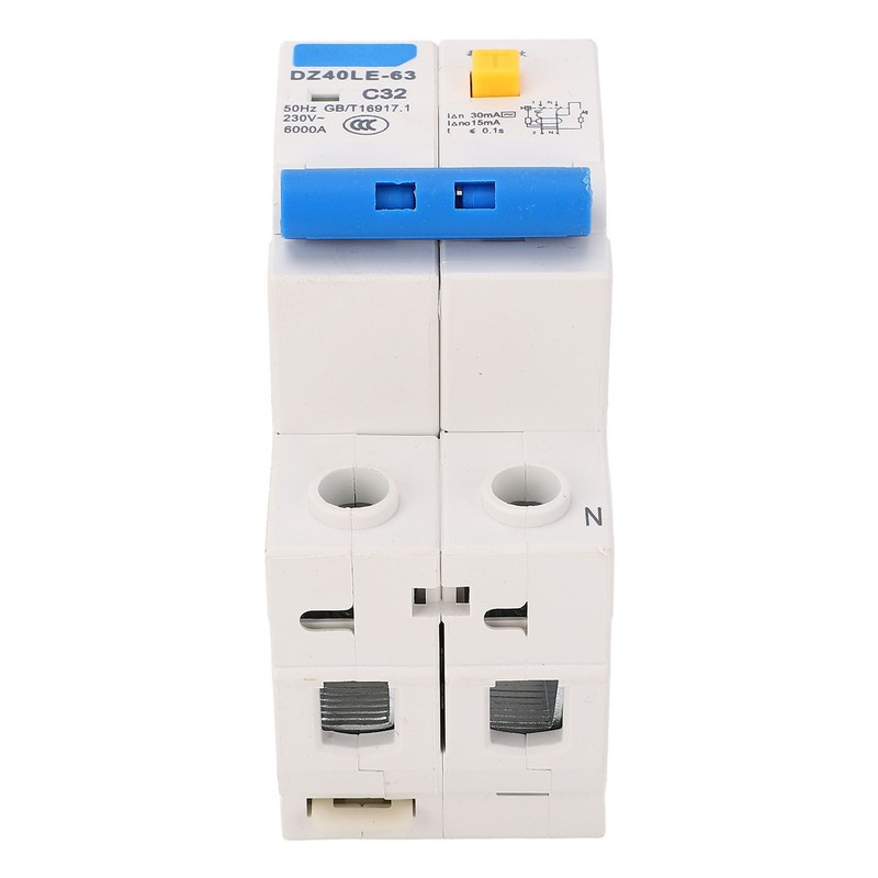 Miniature Circuit Breaker 1P Plus N Rail Mounting Double Handle