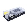 MagiDeal Blade Fuse Block Set Fuse Panel 12 Circuit Waterproof