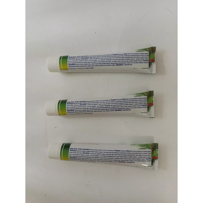 Dentalux Lidl 3x Dentalux Anticavity Toothpaste Coconut Fresh 3.59 OZ