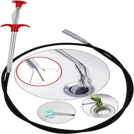 Fendy 360 ° Activity Toilet Plunger Blaster 36" Grabber 4 Claw Pick Up Reacher Tool, Clogged Pipe,Sewer,Floor Drain Unclog Gun,Unclog to Bathroom Toilet Unblocker Sink Plunger Plumbing Kitchen Sink