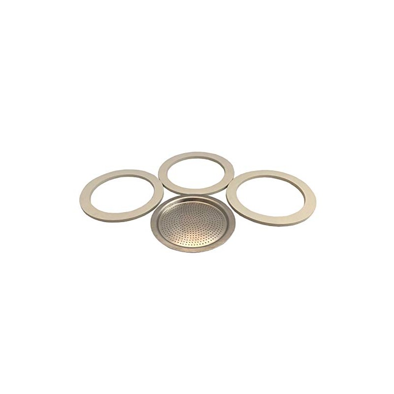 Sergioshop Replacement Seal Set for Espresso Maker - 6 Cups