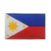 Philippines Flag Patch Filipino Sew On Embroidered Hook Military Loop