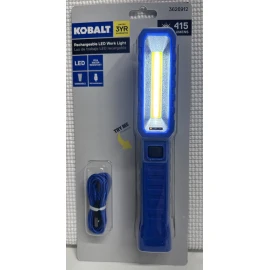 Kobalt Rechargeable LED 415 Lumens Handheld Work Light, Dimmable, NEW