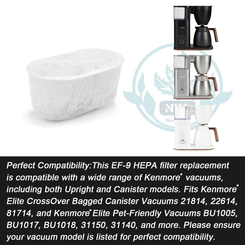 NKA UNIV1CFLTR6PK Coffee Maker Water Filter Replacement For GE Café