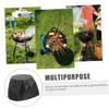 KONTONTY BBQ Grill Cover Weather Resistant Outdoor Grill Cover Round