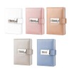 Diary with Lock, PU Leather Password Notebook A7 Writing Notebook