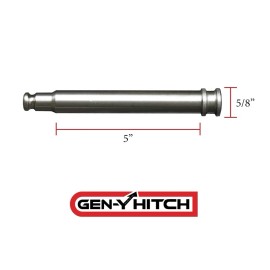 GEN-Y Hitch 5/8"x5" Extra Long Pin Only for BOLT Locks Heavy Duty Trailer Hitch