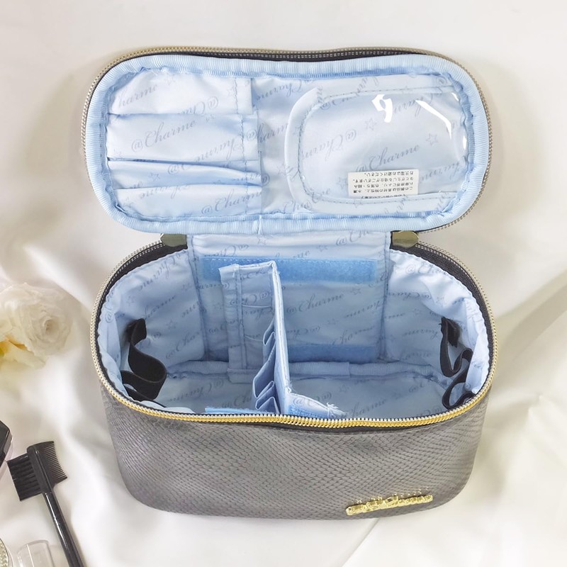 At First AF8347 Vanity Pouch, Cosmetics, Makeup Pouch, Makeup Box,