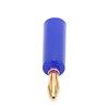 10PCS Banana Plugs 4mm Audio Jack Connector Solderless Six Blade