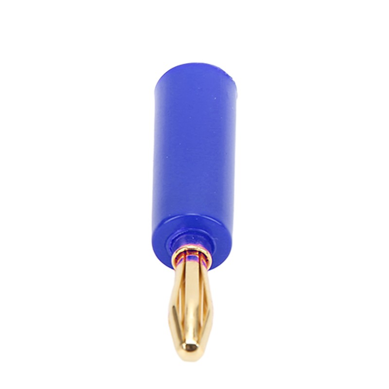 10PCS Banana Plugs 4mm Audio Jack Connector Solderless Six Blade