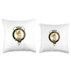 Broun Coat of Arms - Family Crest Throw Pillow