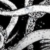 Octopus Decor Shower Curtain for Bathroom, Funny Black and White