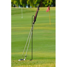 Stepkick Caddy by Bronwcyk - The World's Premier Golf Club Stand. Watch Video. (Black)