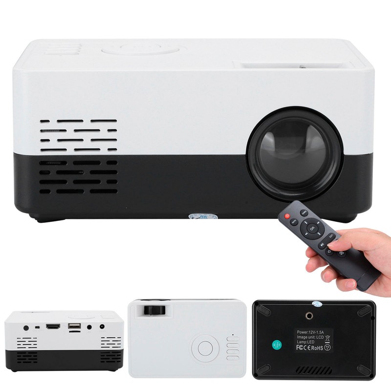 Mini Portable Projector LED Home Theater Video Media Player Projector