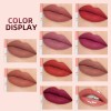 10pc Matte Long-lasting Lip Gloss Set