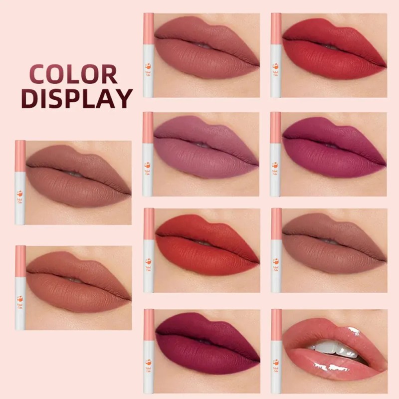 10pc Matte Long-lasting Lip Gloss Set