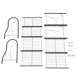 DYRABREST 3 Tier Plant Stand, Metal Flower Holder, Heavy Duty Plant Shelf for Garden, Balcony, Patio