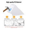 LUXEMOTO 8" Windshield for Road Glide 2015-2024, Clear Motocycle Windscreen