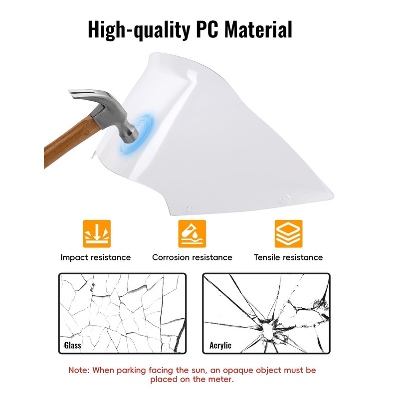 LUXEMOTO 8" Windshield for Road Glide 2015-2024, Clear Motocycle Windscreen