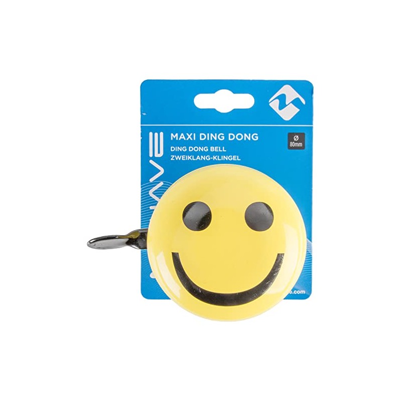 M-Wave Bicycle Bell, yellow, 80 mm