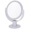 Bath Bliss Double Sided Free Standing Swivel Vanity Mirror, Regular