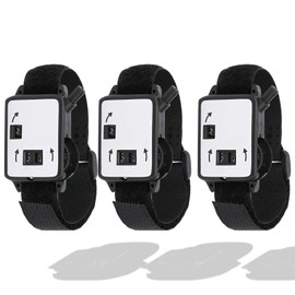 FOLOSAFENAR 3Pcs Golf Score Counter Watch,Lightweight Watch Manual Type Stroke Shot Keeper,Plastic Mini Golf Enthusiasts Golf Stroke Counter with Watch Type,for Outdoor Golf Tool