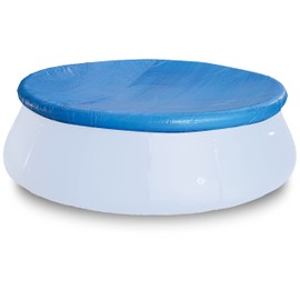 aqua rite Durable Pool Cover for Round 3.05 m (10 ft) Prompt Set Pool - Weather Resistant, Easy to Install, Keeps Debris Out, UV Protected, Fits 10ft Round Pools