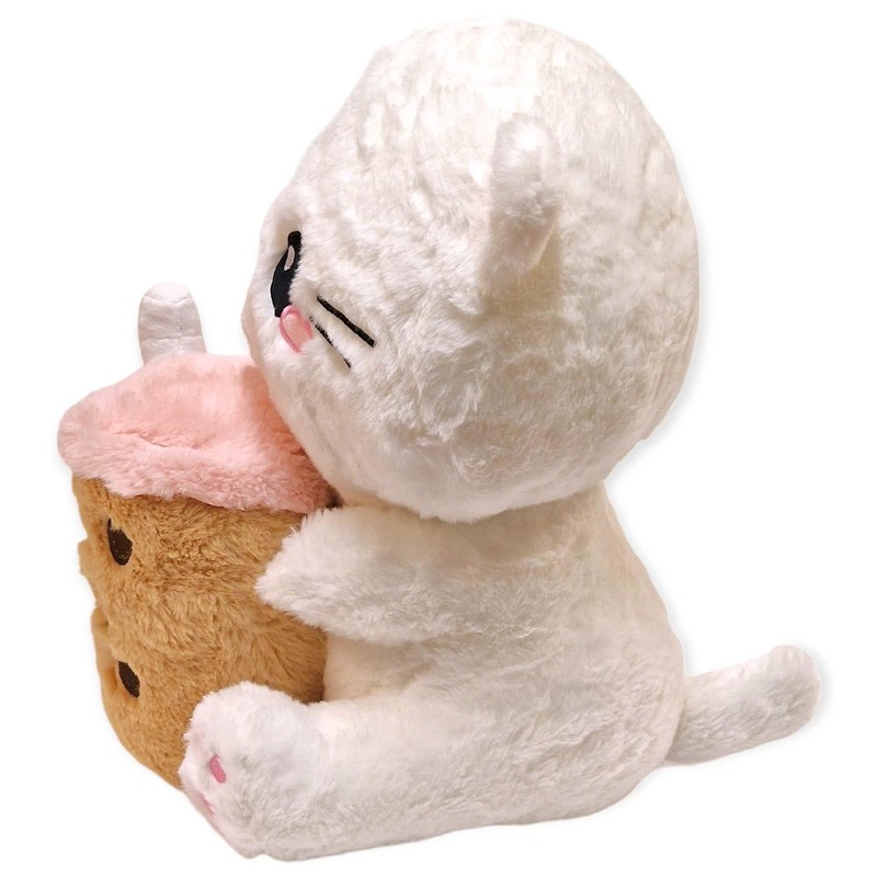 moodrush® Boba Cat Bubble Tea Cat Plush Toy Cuddly Toy