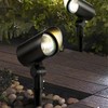 Angoily 25pcs Solar Light Stakes, 5.5X0.55inch Ground Spikes Light Replacement