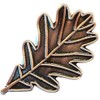 Oak Leaf Enamel Lapel Pin Badge Brooch