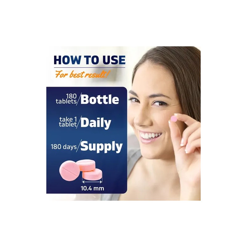 Vitamatic Ácido Fólico B12 B6 180 Tabletas Disolución Rápida