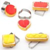 FANGSUN Tart Ring for Baking, Stainless Steel Perforated Tart Ring,