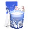 Rainforest Lily Mist Scented Candle | Big 3-Wick Soy Candle